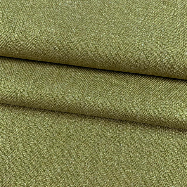 Drew Wasabi by Magnolia Designer Fabric - 90% Poly, 10% Linen India 100000 Horizontal: and Vertical: 55 - Swanky Fabrics -