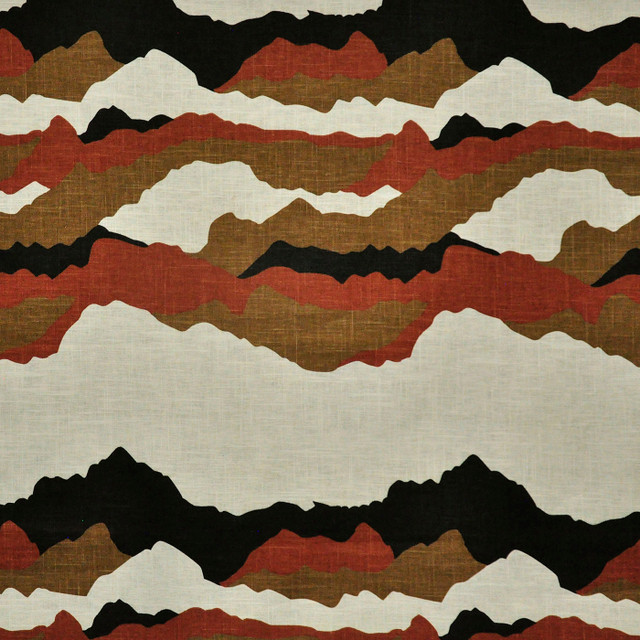 Caldera 302 Picante by Maxwell Designer Fabric DEFINE 50% COTTON/50% LINEN TURKEY V-25.2"H-18.1" 54" - Swanky Fabrics - Caldera 302 Picante by Maxwell Designer Fabric DEFINE 50% COTTON/50% LINEN TURKEY V-25.2"H-18.1" 54" - Swanky Fabrics -