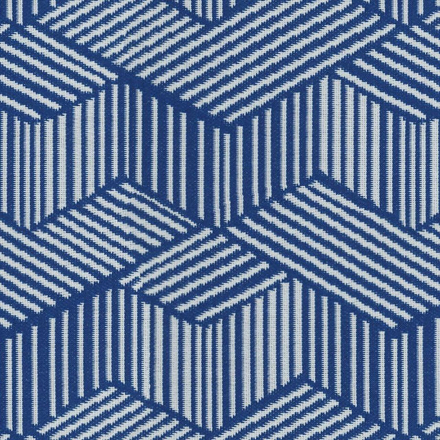 Alongshore # 634 River by Maxwell Designer Fabric Home & Garden-Act Viii 100% SOLUTION DYED POLYOLEFIN INDIA V-7.6" H-6.85" 55.5" - Swanky Fabrics -