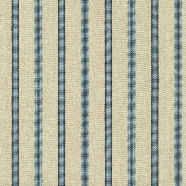Jodpur Stripe Porcelain 570020 by VILLA D'ASCOLI Designer Fabric - 33% polyester, 33% cotton, 24% rayon, 10% linen India 51000 Horizontal: 3.25 and Vertical: 0 54  - Swanky Fabrics -