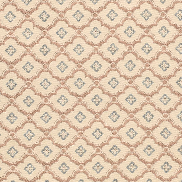 D4442 Mae Chambray by Charlotte Designer Fabric Vintage Damask 100% Polyester Asia </p><p>Repeat: Horizontal 2" x Vertical 2" 54 Inches - Swanky Fabrics -