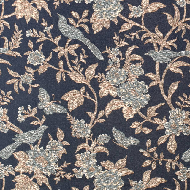 D4453 Eden Navy by Charlotte Designer Fabric Vintage Damask 100% Polyester Asia </p><p>Repeat: Horizontal 14.75" x Vertical 14.25" 54 Inches - Swanky Fabrics - D4453 Eden Navy by Charlotte Designer Fabric Vintage Damask 100% Polyester Asia </p><p>Repeat: Horizontal 14.75" x Vertical 14.25" 54 Inches - Swanky Fabrics -