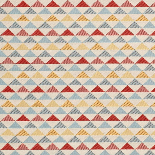 D4545 Oasis Poppy by Charlotte Designer Fabric Veranda II 71% Polypropylene, 29% Polyester Mexico </p><p>Repeat: Horizontal 2" x Vertical 3.75" 54 Inches - Swanky Fabrics -