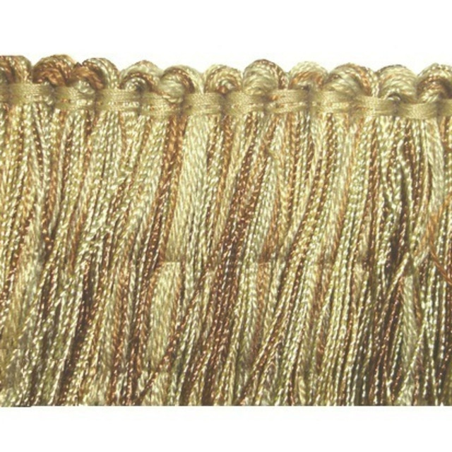 Brushed Fringe 7097 Bayleaf by Europatex Designer Fabric Brushed Fringe 100% Polyester 2.00 inches - Swanky Fabrics -