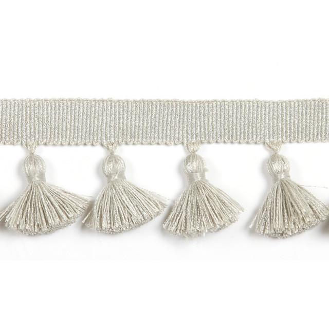 Hellenic Key Tassel Fringe Oyster by Europatex Designer Fabric Hellenic 47% Fibranne, 44% Cotton, 9% Polyester 1.75 inches - Swanky Fabrics - Hellenic Key Tassel Fringe Oyster by Europatex Designer Fabric Hellenic 47% Fibranne, 44% Cotton, 9% Polyester 1.75 inches - Swanky Fabrics -