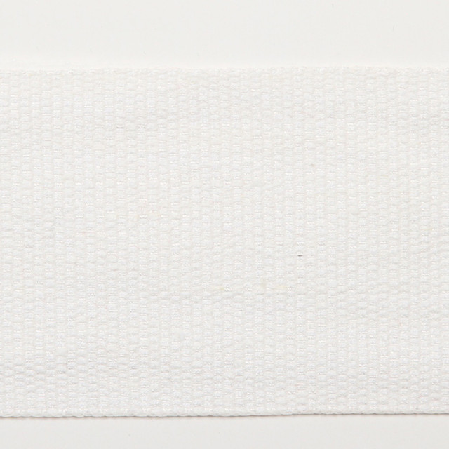 Le Lin 2 Tape White by Europatex Designer Fabric Le Lin 63% Linen, 37% Rayon 2.00 inches - Swanky Fabrics -