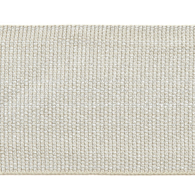 Le Lin Metallic Tape Silver by Europatex Designer Fabric Le Lin 41% Fibranne, 30% Rayon, 28% Metallic yarns, 1% Polyester 2.00 inches - Swanky Fabrics - Le Lin Metallic Tape Silver by Europatex Designer Fabric Le Lin 41% Fibranne, 30% Rayon, 28% Metallic yarns, 1% Polyester 2.00 inches - Swanky Fabrics -