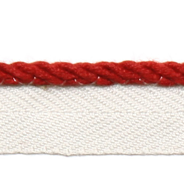 Le Lin Micro Cord Rouge by Europatex Designer Fabric Le Lin 63% Linen, 37% Rayon 0.13 inches - Swanky Fabrics -
