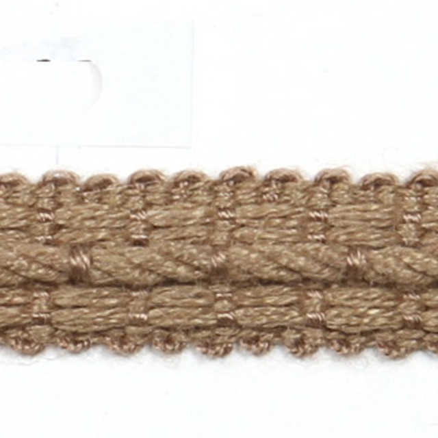 Le Lin Braid Mocha by Europatex Designer Fabric Le Lin 63% Linen, 37% Rayon 0.50 inches - Swanky Fabrics -