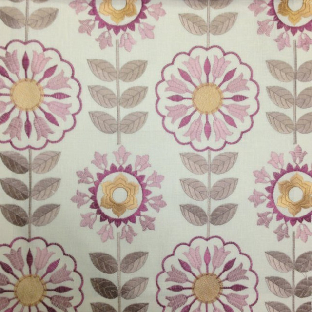 Loneto B Petal by Europatex Designer Fabric Loneto 60% Polyester, 40% Cotton 08.00" H, 09.50" V 57.00 inches - Swanky Fabrics -