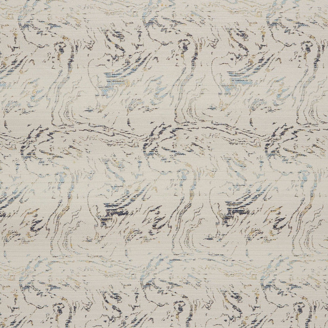 Minerals Sandstone Blue by Europatex Designer Fabric Minerals 100% Polyester 7.5" H, 15" V 118.00 inches - Swanky Fabrics -
