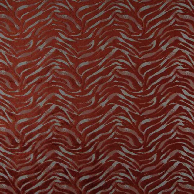Safari Tiger Saffron by Europatex Designer Fabric Safari 57% Polyester, 43% Viscose 13.33" H, 12.22" V 55.00 inches - Swanky Fabrics -