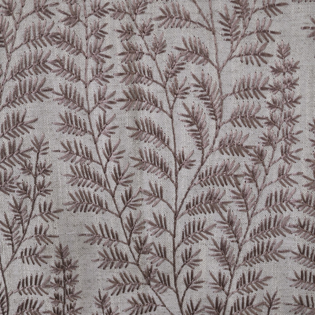 Socrates Elda Chinchilla by Europatex Designer Fabric Socrates 20% Linen, 45% Viscose, 35% Polyester 15.7" H, 11" V 56.00 inches - Swanky Fabrics -