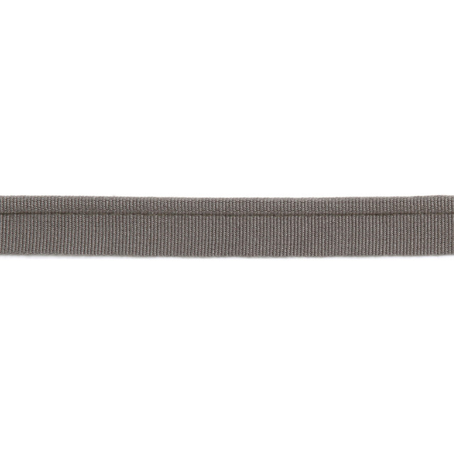 Versailles 1/4" Grosgrain Ribbon Lip Cord Graphite by Europatex Designer Fabric Versailles 64% Rayon, 34% Cotton, 2% Polyester 0.25 inches - Swanky Fabrics -