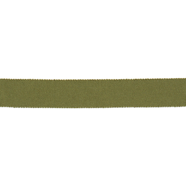 Versailles 7/8" Grosgrain Ribbon Tape Olive by Europatex Designer Fabric Versailles 100% Rayon 0.88 inches - Swanky Fabrics -