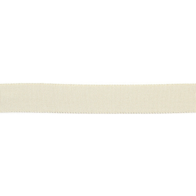 Versailles 7/8" Grosgrain Ribbon Tape Parchment by Europatex Designer Fabric Versailles 100% Rayon 0.88 inches - Swanky Fabrics -