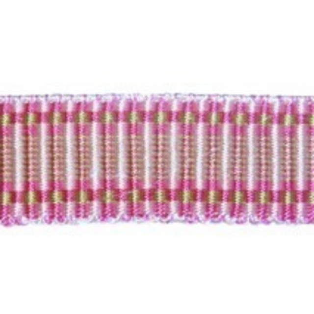 Yessi Fuchsia by Europatex Designer Fabric Club House 100% Polyester 1.00 inches - Swanky Fabrics -