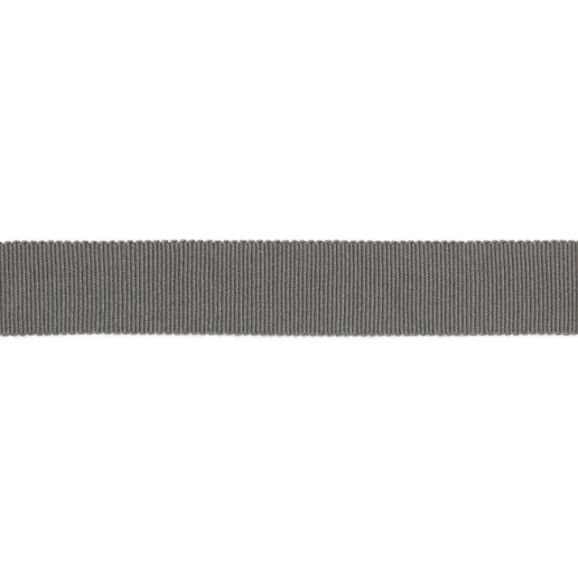 Versailles 7/8" Grosgrain Ribbon Tape Graphite by Europatex Designer Fabric Versailles 100% Rayon 0.88 inches - Swanky Fabrics -