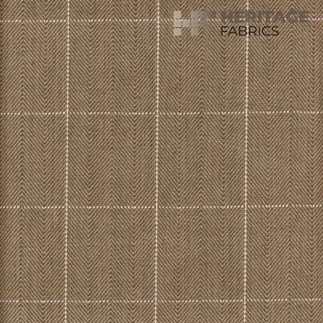 Copley Square Mink by Heritage Designer Fabric - 100% Cotton India 15,000 Horizontal: 2.3" and Vertical: 2.3" 54" - Swanky Fabrics -