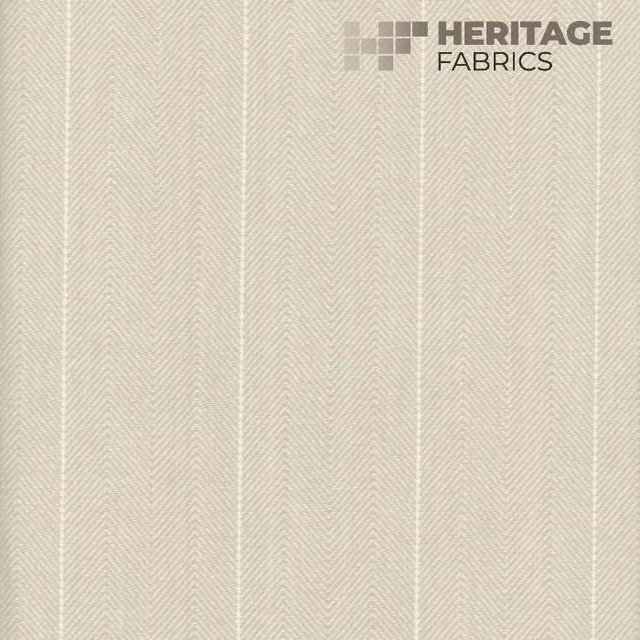 Copley Stripe Whitelinen by Heritage Designer Fabric - 100% Cotton India 15,000 Horizontal: 2.3" and Vertical: N/A 54" - Swanky Fabrics -