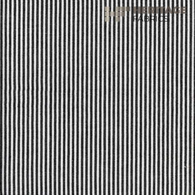 Essex Black/White by Heritage Designer Fabric - 100% Cotton India 9,000 Horizontal: 0.25" and Vertical: N/A 54" - Swanky Fabrics - Essex Black/White by Heritage Designer Fabric - 100% Cotton India 9,000 Horizontal: 0.25" and Vertical: N/A 54" - Swanky Fabrics -