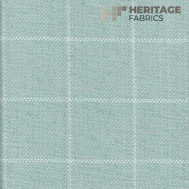 Frazier Seaglass by Heritage Designer Fabric - 100% Cotton India 30,000 Horizontal: 3" and Vertical: 3" 54" - Swanky Fabrics - Frazier Seaglass by Heritage Designer Fabric - 100% Cotton India 30,000 Horizontal: 3" and Vertical: 3" 54" - Swanky Fabrics -
