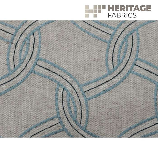 Lucerne Cornflower by Heritage Designer Fabric - 67% Cotton 33% Polyester India 21,000 Horizontal: 5.25" and Vertical: 6.25" 54" - Swanky Fabrics - Lucerne Cornflower by Heritage Designer Fabric - 67% Cotton 33% Polyester India 21,000 Horizontal: 5.25" and Vertical: 6.25" 54" - Swanky Fabrics -