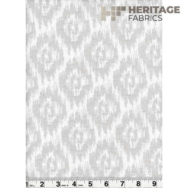 Meadows Pumice by Heritage Designer Fabric - 66% Polyester; 34% Cotton India 18,000 Horizontal: 3.5 and Vertical: 3.5 54" - Swanky Fabrics -