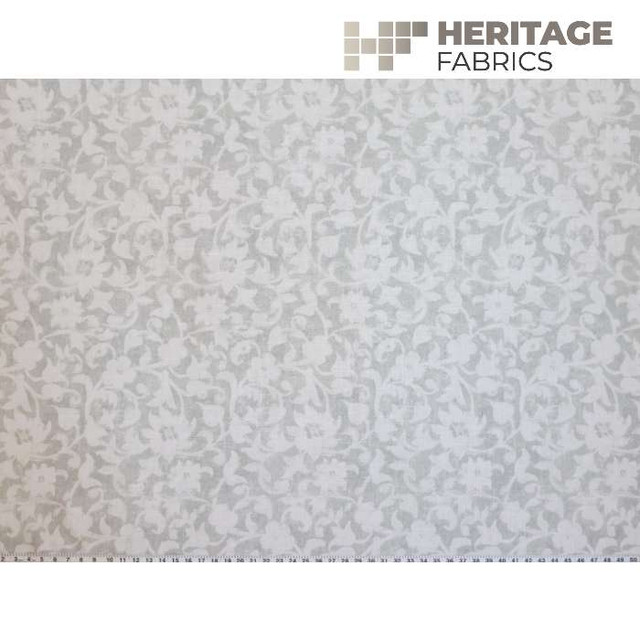 Mustique Dove by Heritage Designer Fabric - 72% Polyester; 28% Cotton India 51,000 Horizontal: 11" and Vertical: 21" 54" - Swanky Fabrics - Mustique Dove by Heritage Designer Fabric - 72% Polyester; 28% Cotton India 51,000 Horizontal: 11" and Vertical: 21" 54" - Swanky Fabrics -