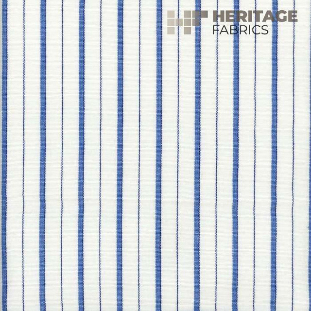 Piper Cobalt by Heritage Designer Fabric - 100% Cotton India 12,000 Horizontal: 1.08" and Vertical: N/A 54" - Swanky Fabrics - Piper Cobalt by Heritage Designer Fabric - 100% Cotton India 12,000 Horizontal: 1.08" and Vertical: N/A 54" - Swanky Fabrics -