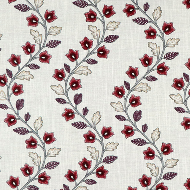 <p>Abbots Field Plum by Carole Designer Fabric</p><p><strong>Required Minimum Quantity Purchase: 2 yards</strong></p><p>Book: Forget Me Knot</p><p>Content: Base: 52% Cotton, 48% Polyester Embr: 70% Cotton, 30% Rayon</p><p>Origin: </p><p>Performance: 20,000 Wyzenbeek Double Rubs</p><p>Repeat: 12 1/2" V, 18" H</p><p>Width: 54*"</p>