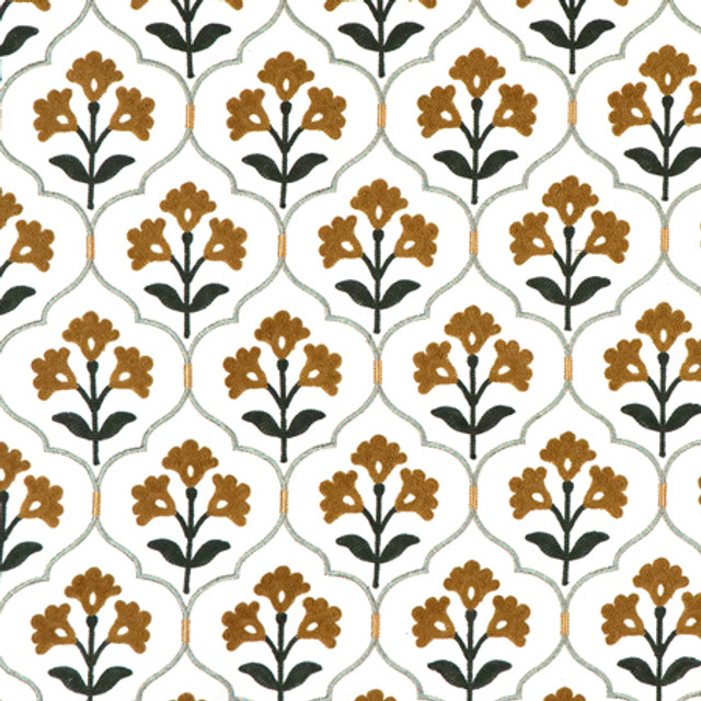 <p>Kindred Sunshine by Carole Designer Fabric</p><p><strong>Required Minimum Quantity Purchase: 2 yards</strong></p><p>Book: Forget Me Knot</p><p>Content: Base: 100% Cotton Embr: 71.7% Cotton, 23.1% Acrylic, 5.2% Viscose</p><p>Origin: </p><p>Performance: N/A</p><p>Repeat: 7 1/2" V, 2 3/4" H HD</p><p>Width: 50*"</p>