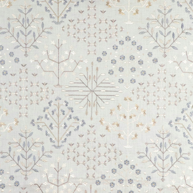 <p>Prosperity Silver by Carole Designer Fabric</p><p><strong>Required Minimum Quantity Purchase: 2 yards</strong></p><p>Book: Forget Me Knot</p><p>Content: Base: 100% Cotton Embr: 100% Viscose</p><p>Origin: </p><p>Performance: N/A</p><p>Repeat: 15 1/2" V, 17 3/8" H</p><p>Width: 52*"</p>