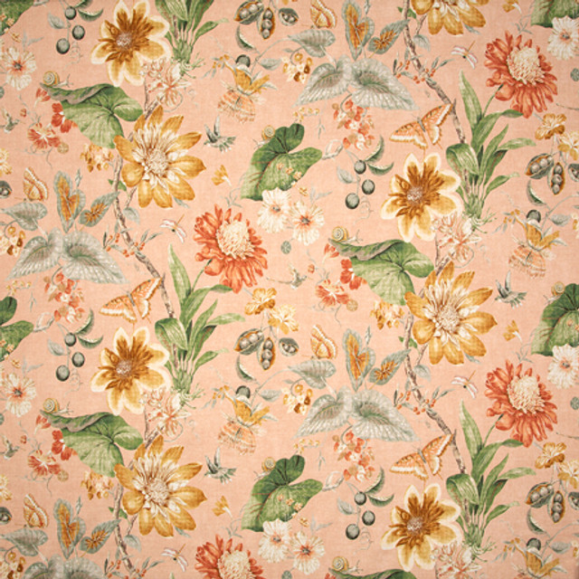 <p>Garden Friends Blush by Carole Designer Fabric</p><p><strong>Required Minimum Quantity Purchase: 2 yards</strong></p><p>Book: Moodscapes</p><p>Content: 100% Cotton</p><p>Origin: </p><p>Performance: 25,000 Wyzenbeek Double Rubs</p><p>Repeat: 27" V, 26 1/2" H HD</p><p>Width: 54""</p>