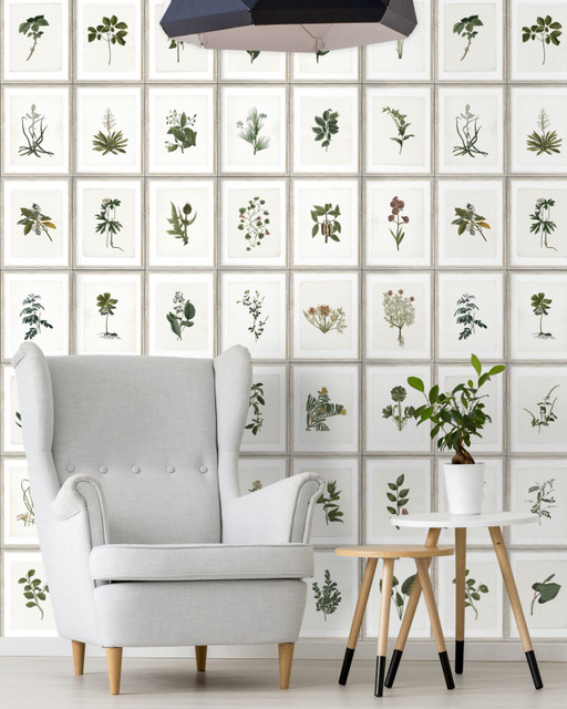 Mind The Gap Wallpaper BOTANY Wallpaper (WP20153) | WP20153 | PREMIUM DESIGNER WALLPAPER COLLECTION | 3 rolls x 20.5 x 118.1 in | 0.52m / 20.5in | 3m / 118in | 4.65mp | 300cm / 118in | Brown, Green, Grey | Non-woven | Paste the wall | 3-rolls in a box | Fabric Carolina | https://www.fabriccarolina.com/