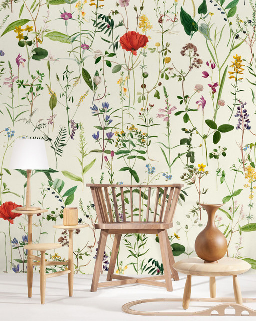 Mind The Gap Wallpaper AQUAFLEUR Wallpaper (WP20175) | WP20175 | PREMIUM DESIGNER WALLPAPER COLLECTION | 3 rolls x 20.5 x 118.1 in | 0.52m / 20.5in | 3m / 118in | 4.65mp | 200cm / 78.7in | Green, Red, Taupe, Yellow | Non-woven | Paste the wall | 3-rolls in a box | Fabric Carolina | https://www.fabriccarolina.com/