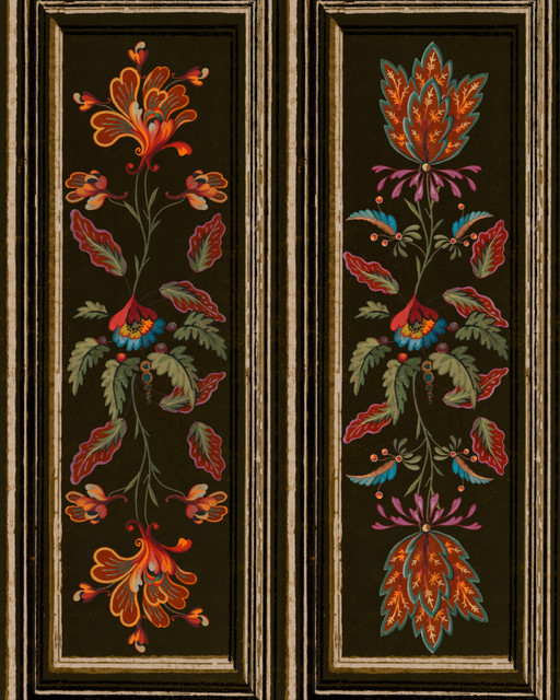 Mind The Gap Wallpaper TYROLEAN PANEL Black Wallpaper (WP20700) | WP20700 | TYROL APRES-SKI HOME COLLECTION | 3 rolls x 20.5 x 118.1 in | 0.52m / 20.5in | 3m / 118in | 4.65mp | 72cm / 28.4in | Black, Blue, Green, Red | Textured Matte | Paste the wall | 3-rolls in a box | Fabric Carolina | https://www.fabriccarolina.com/