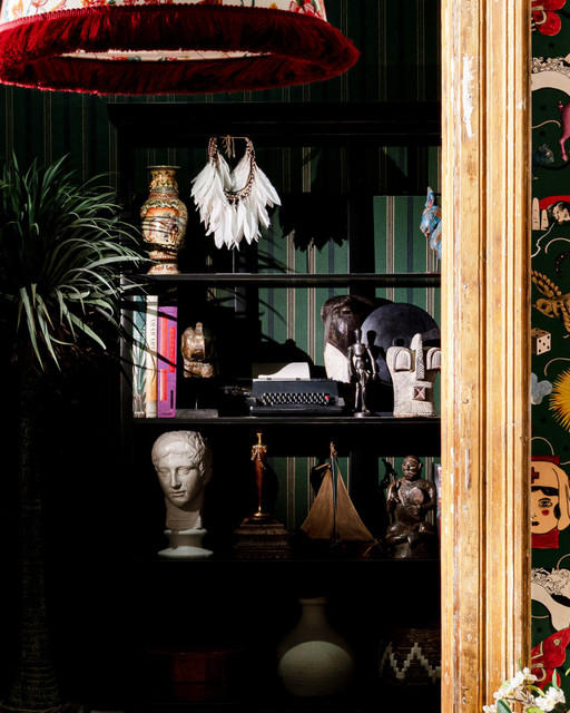 Mind The Gap Wallpaper OREGON Evergreen Wallpaper (WP30095) | WP30095 | WOODSTOCK '69 LIFESTYLE COLLECTION | 1 roll x 20.5 x 393.7 in | 0.52m / 20.5in | 10m / 393.7in | 5.20mp | 50cm / 19.6in | Evergreen, Grey, Indigo | Satin Matte | Paste the wall | 1-roll in a box | Fabric Carolina | https://www.fabriccarolina.com/