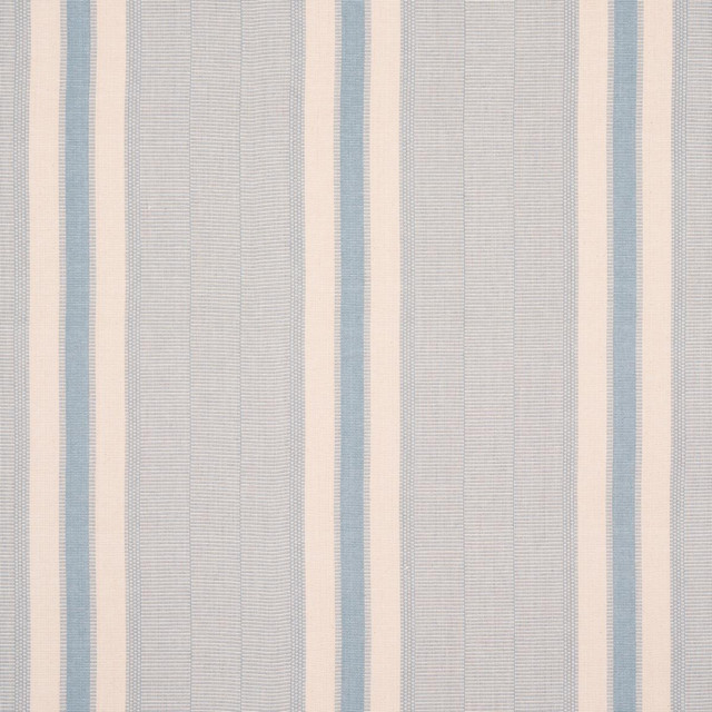 Ipala Hand Woven Stripe Sky 78834 by Schumacher Designer Fabric A Rum Fellow 9.38" - Swanky Fabrics - Ipala Hand Woven Stripe Sky 78834 by Schumacher Designer Fabric A Rum Fellow 9.38" - Swanky Fabrics -