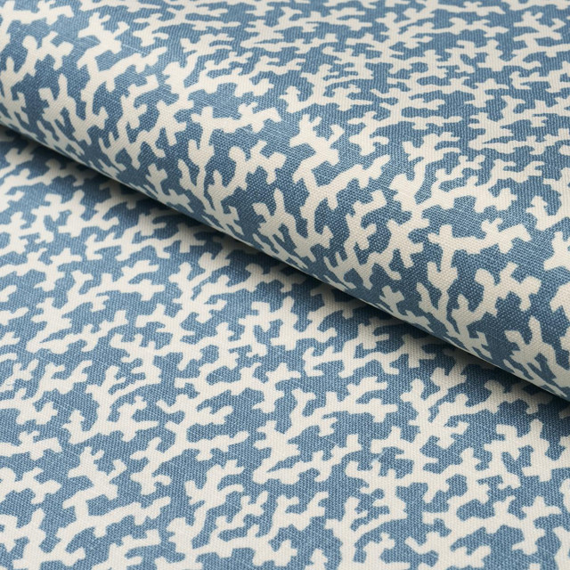 Folly Marine 182091 by Schumacher Designer Fabric Veere Grenney 4.38" - Swanky Fabrics - Folly Marine 182091 by Schumacher Designer Fabric Veere Grenney 4.38" - Swanky Fabrics -