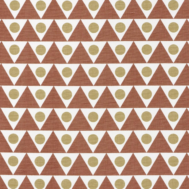 Pennant Terracotta 182222 by Schumacher Designer Fabric Studio Bon 2.25" - Swanky Fabrics - Pennant Terracotta 182222 by Schumacher Designer Fabric Studio Bon 2.25" - Swanky Fabrics -