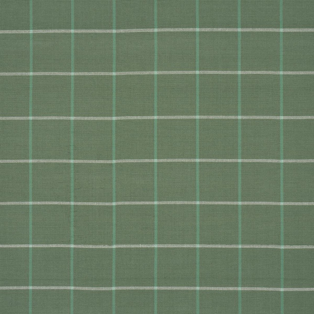Frannie Windowpane Green 83783 by Schumacher Designer Fabric Mark D. Sikes 3.0" - Swanky Fabrics - Frannie Windowpane Green 83783 by Schumacher Designer Fabric Mark D. Sikes 3.0" - Swanky Fabrics -