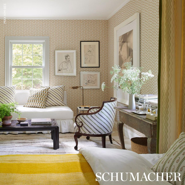 Margot Linen Sheer Green 182010 by Schumacher Designer Fabric Rita Konig 5.38" - Swanky Fabrics - Margot Linen Sheer Green 182010 by Schumacher Designer Fabric Rita Konig 5.38" - Swanky Fabrics -