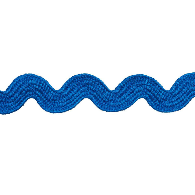 Ric Rac Tape Medium Dark Blue 82716 by Schumacher Designer Trim New Old-Fashioned - Swanky Fabrics -