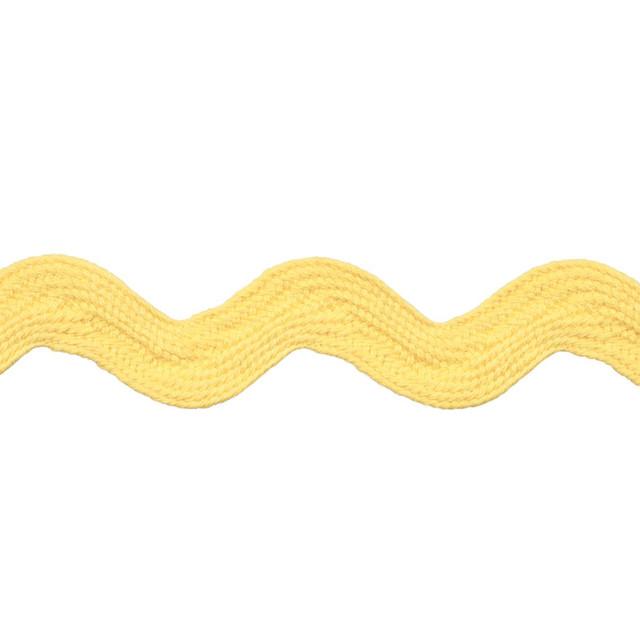 Ric Rac Tape Large Yellow 82728 by Schumacher Designer Trim New Old-Fashioned - Swanky Fabrics -