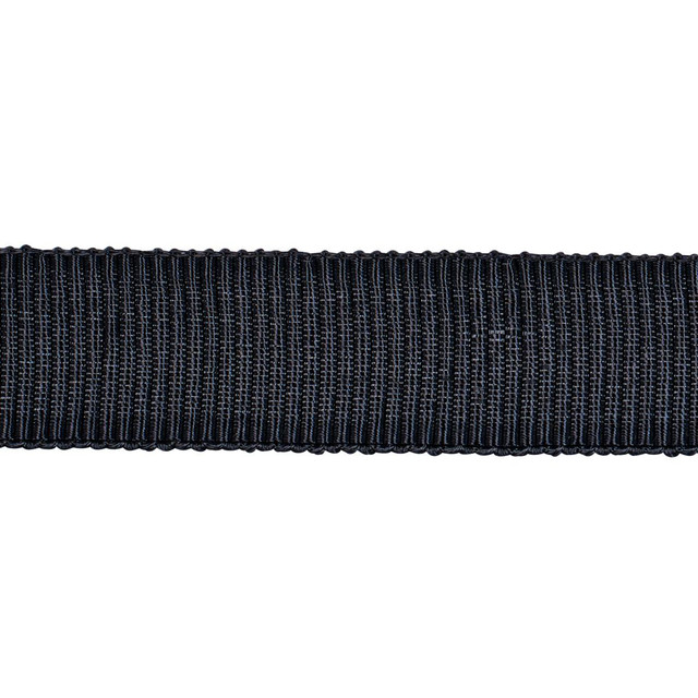Medium Faille Tape Charcoal 83862 by Schumacher Designer Trim Perennial Favorite Trims - Swanky Fabrics -