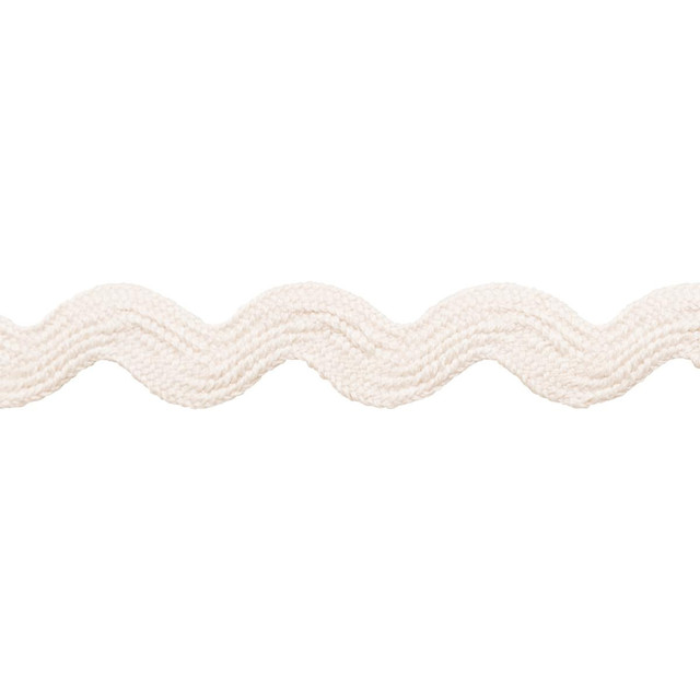 Ric Rac Tape Medium Ivory 82715 by Schumacher Designer Trim New Old-Fashioned - Swanky Fabrics - Ric Rac Tape Medium Ivory 82715 by Schumacher Designer Trim New Old-Fashioned - Swanky Fabrics -