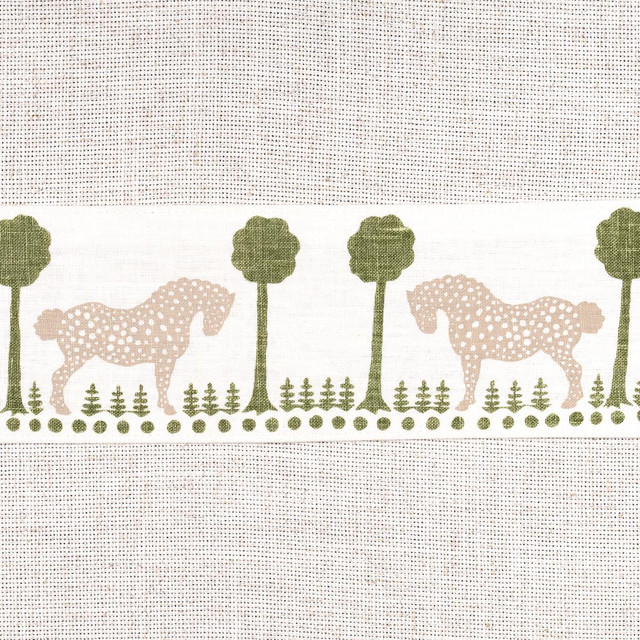 Polka Dot Pony Tape Olive 82812 by Schumacher Designer Trim Folly Cove - Swanky Fabrics - Polka Dot Pony Tape Olive 82812 by Schumacher Designer Trim Folly Cove - Swanky Fabrics -