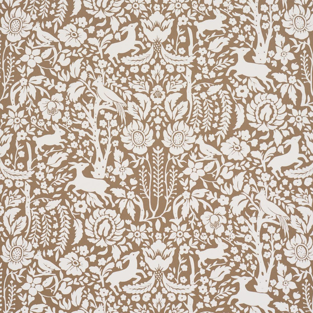 Deerfield Mocha 5016260 by Schumacher Designer Wallpaper Craft Revival 13.5" - Swanky Fabrics - Deerfield Mocha 5016260 by Schumacher Designer Wallpaper Craft Revival 13.5" - Swanky Fabrics -
