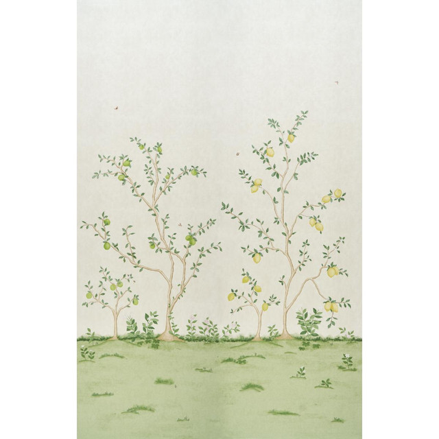 Citrus Blossom 2 Cream 5017160 by Schumacher Designer Wallpaper Botanical Garden 108.0" - Swanky Fabrics - Citrus Blossom 2 Cream 5017160 by Schumacher Designer Wallpaper Botanical Garden 108.0" - Swanky Fabrics -